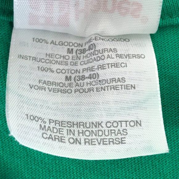 Vintage Hanes Mele Kalikimaka Hawaiian Poinsettia Tee Women's Medium Christmas - Picture 10 of 11